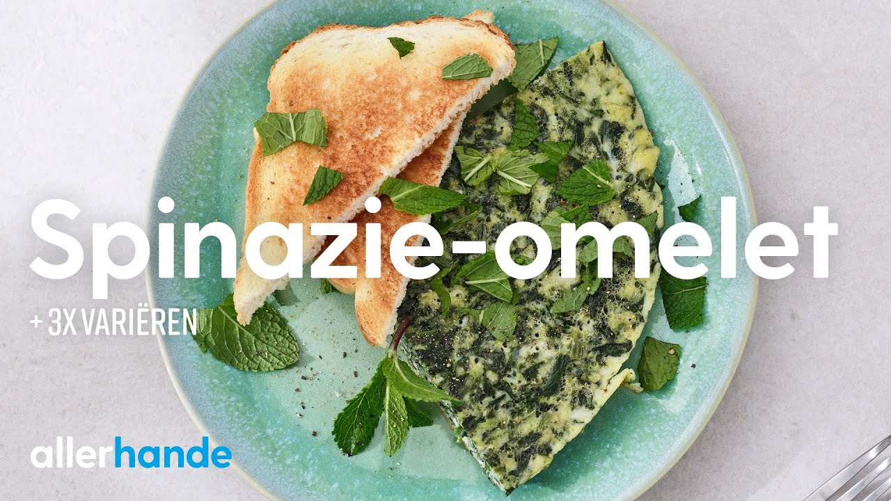 Omelet met spinazie maken | Recept | Allerhande