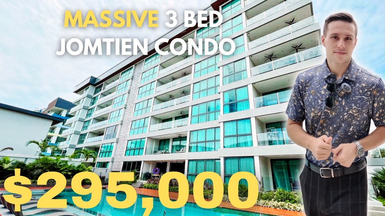 MASSIVE 3 Bedroom Condo For Sale in Jomtien!