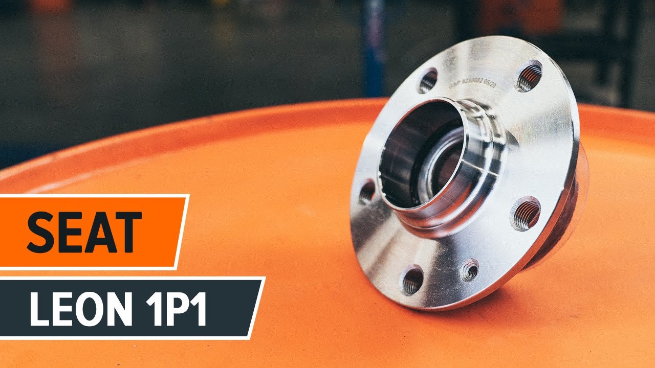 Cómo cambiar los cojinete de rueda parte trasera en SEAT LEON 1P1 [VÍDEO TUTORIAL DE AUTODOC]