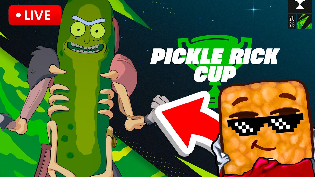 🔴LIVE - PICKLE RICK CUP (Fortnite)
