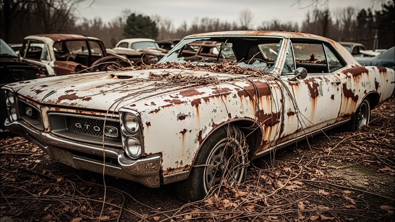 ASMR Restoration of Abandoned 1967 Pontiac GTO From Rust to Roar 