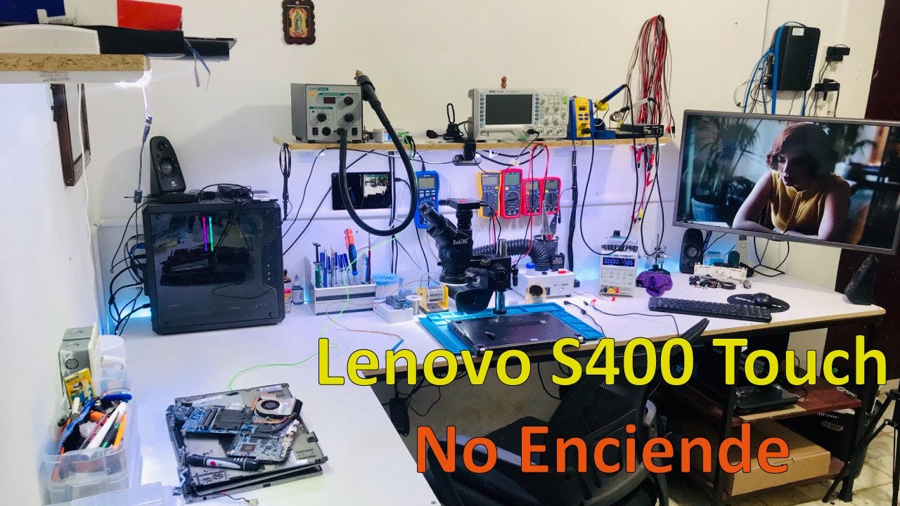 REPARACION PLACA LENOVO SIN ENCENDER