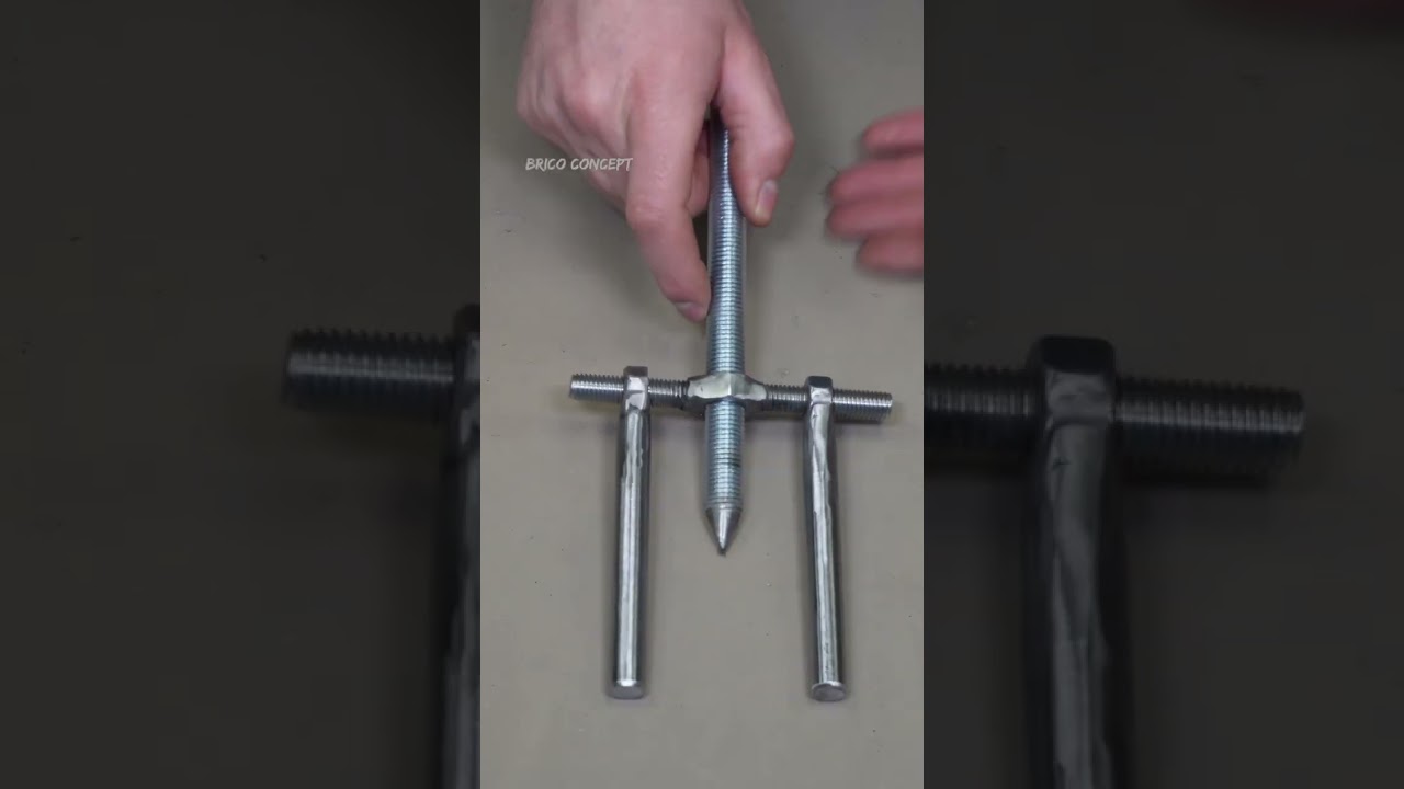 Simple Method To Make Bearing Puller #shorts