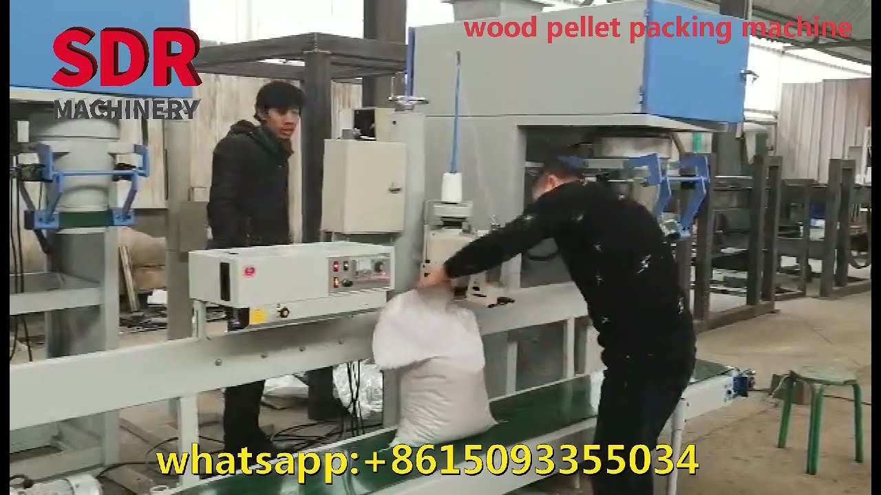 Shindery 10-50 kgs per bag wood pellet packing machine