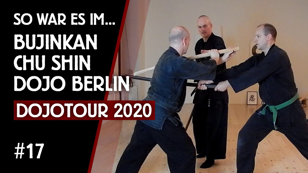 BO JUTSU und Schwert - Ninjutsu lernen als Gast im Bujinkan Chu Shin Dojo Berlin | DojoTour #17