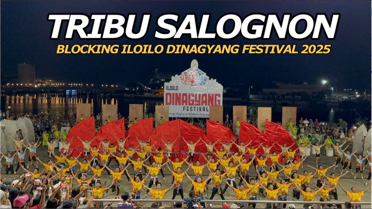 BLOCKING TRIBU SALOGNON ILOILO DINAGYANG FESTIVAL 2025 #dinagyang2025