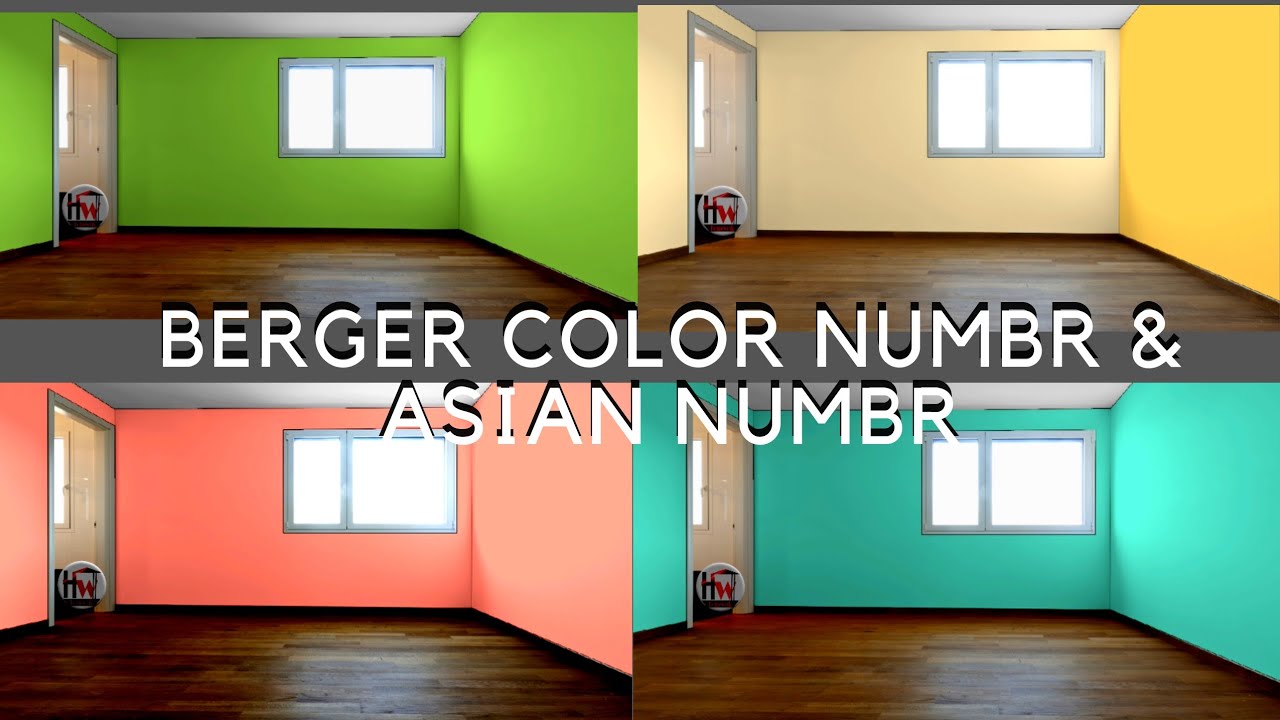 Berger paint colour combination