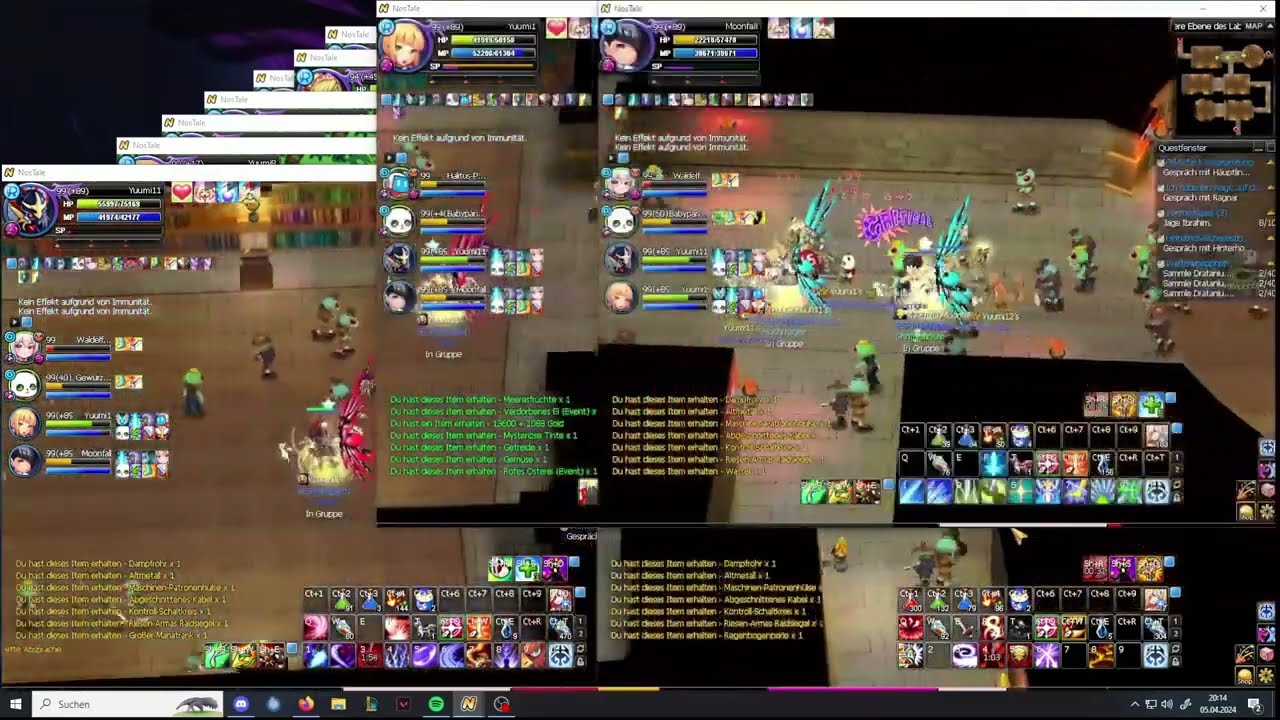 [Nostale-DE] Leveling 3 C90 Chars in Act9 [REUPLOAD]
