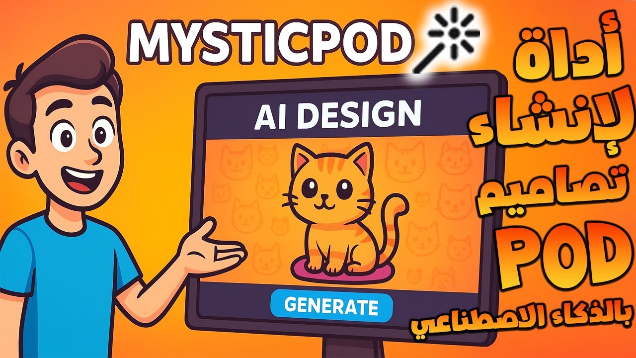أداة مذهلة لإنشاء تصاميم احترافية بالذكاء الاصطناعي بسهولة! 🔥✨ | شرح MysticPod بالتفصيل