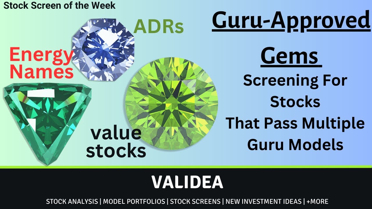 Guru-Approved Gems: Stock Screen of the Week