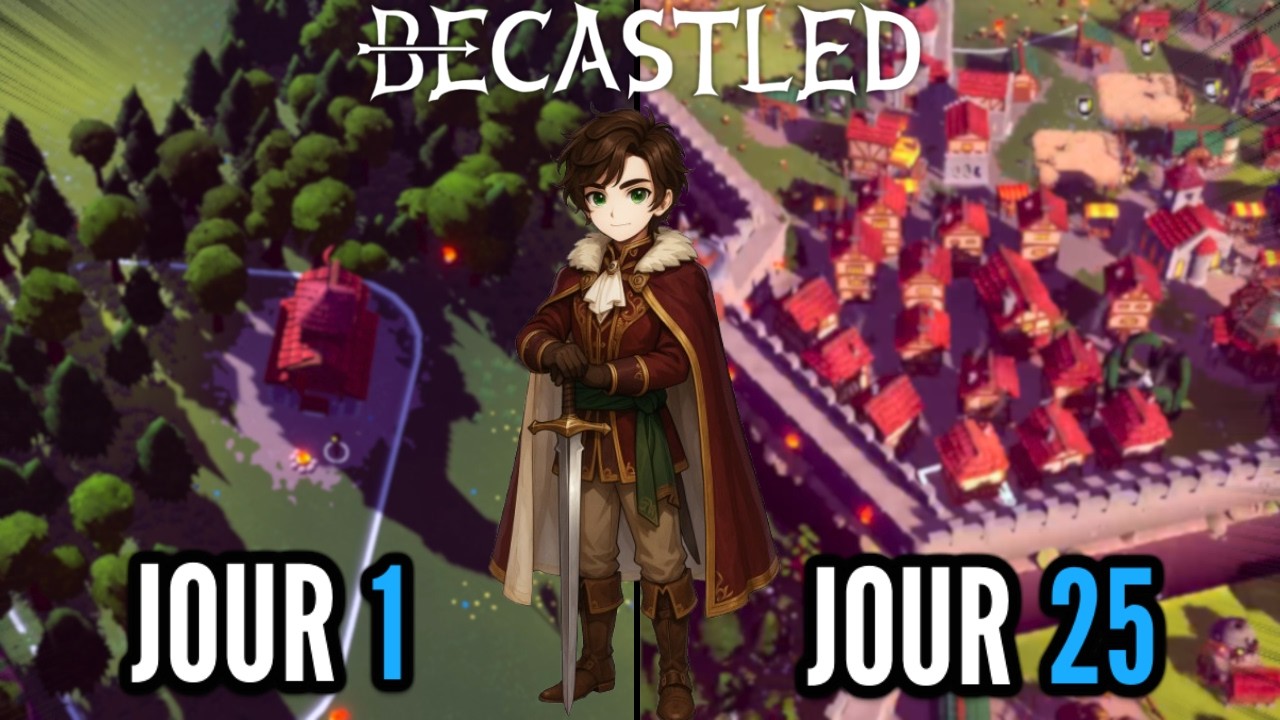 Survivre aux hordes ennemis pendant 25 jours (Becastled)