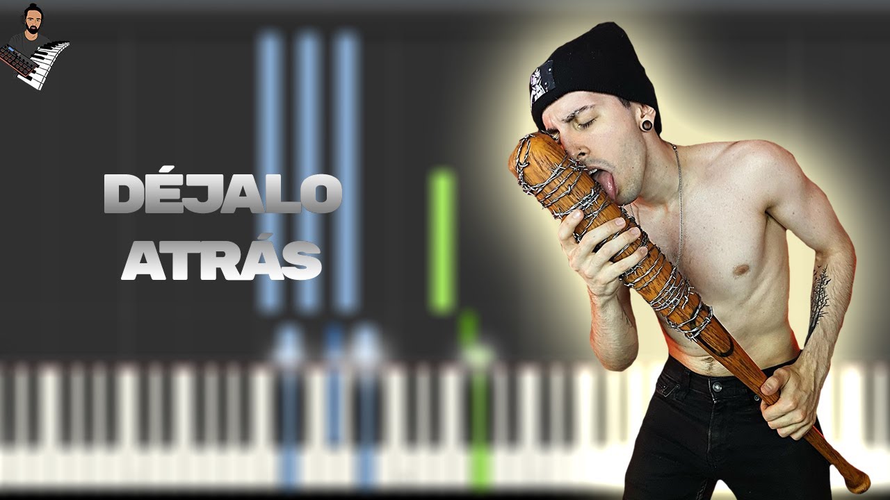 Robleis, Rushlai - Dejalo Atrás | Instrumental Piano Tutorial / Partitura / Karaoke / MIDI