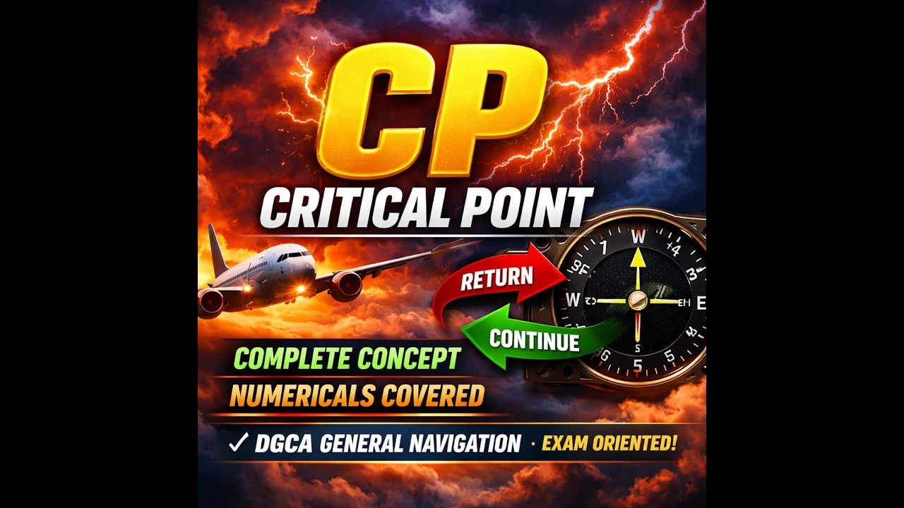 CP (Critical Point) Made EASY 🔥 | Complete Concept + Numericals | DGCA General Navigation