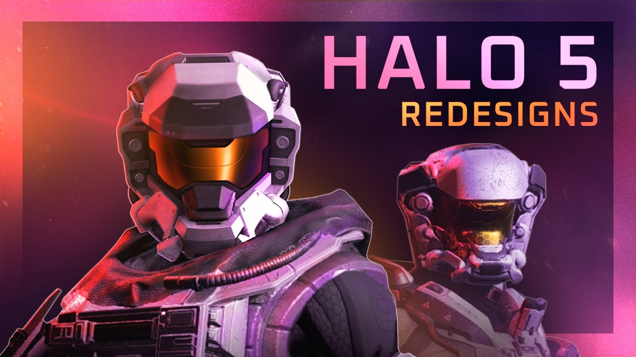 Redesigning HALO 5 Helmets | What they might look like in Halo Infinite