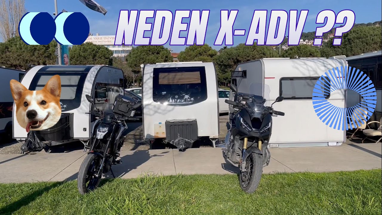 HONDA X-ADV 750  - SAHİL - KARAVAN - KAHVALTI - KÖPÜŞLER - MOTOVLOG - TRAFİK GÜNLÜĞÜ