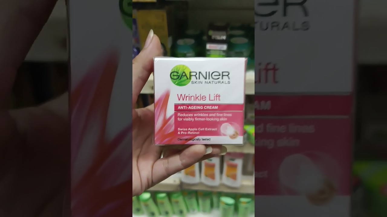 Garnier wrinkle lift anti aging cream #garnier #antiagingcream