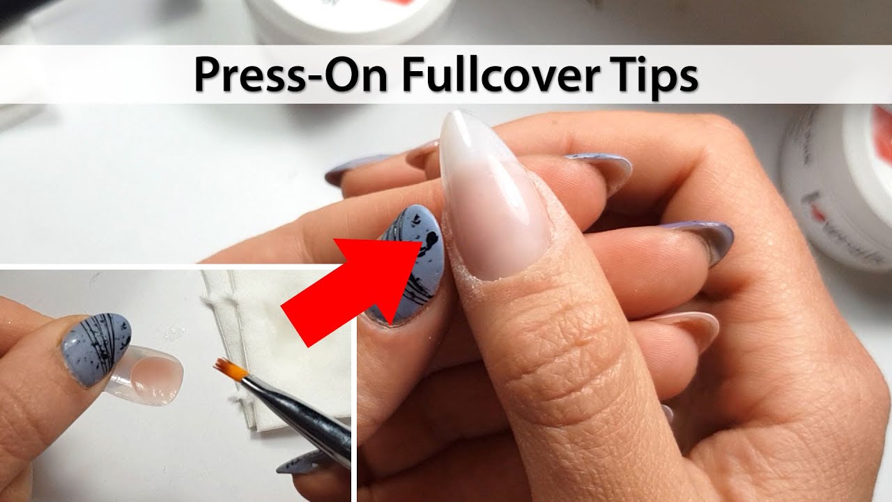 Press-On Fullcover Tips mit Acrylgel | Tutorial #13