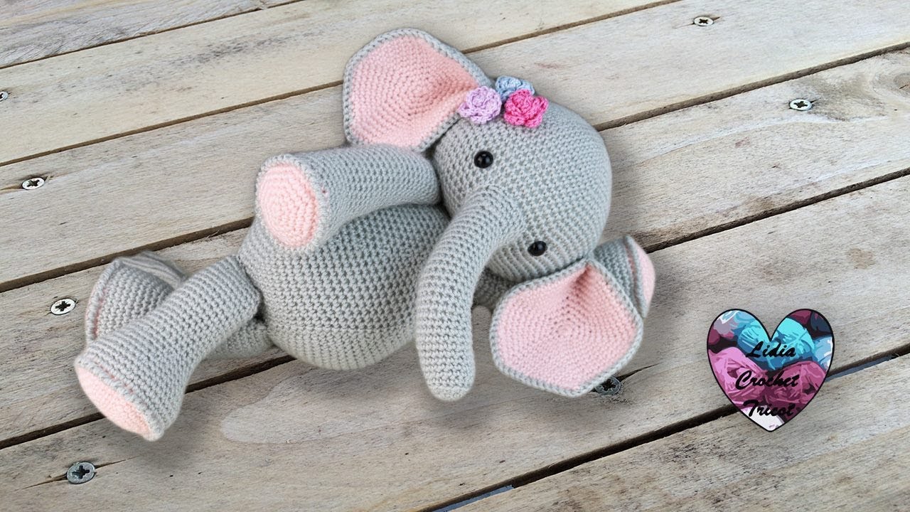 Amigurumi Éléphant crochet partie 2/2 🐘