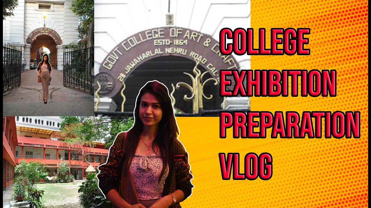 | kamon hy ART college er exhibition 🤔| | amar college vlog 🤩| GOVT COLLEGE OF ART & CRAFT(CALCUTTA)