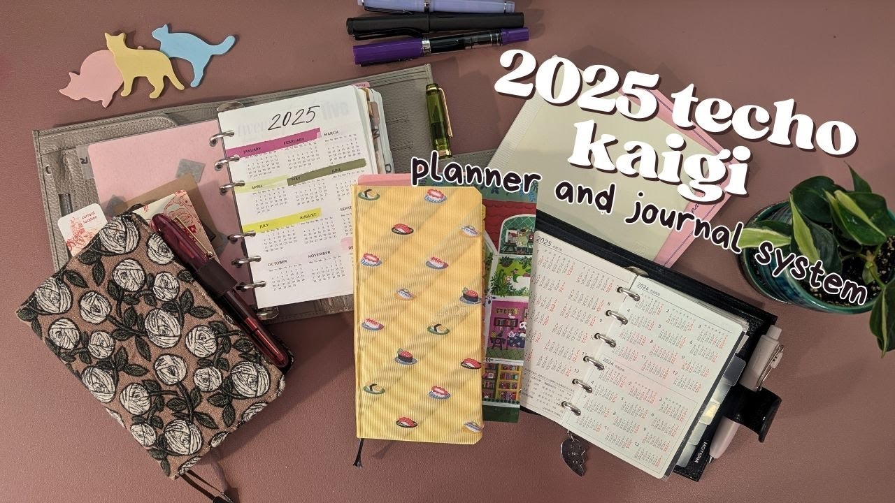 2025 Planner & Journal System | Rings, Hobonichi, Midori, Nolty | Terrible Hime