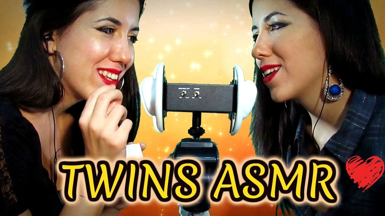 TWINS ASMRtist  FOR DOUBLE  RELAXATION - Skk, Tappp, Tikk - ASMR ITA