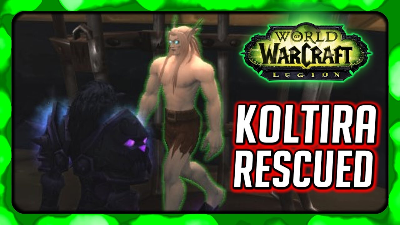 WOW Legion 🌟 Koltira Rescued by Thassarian(& the DK Player) from the Undercity