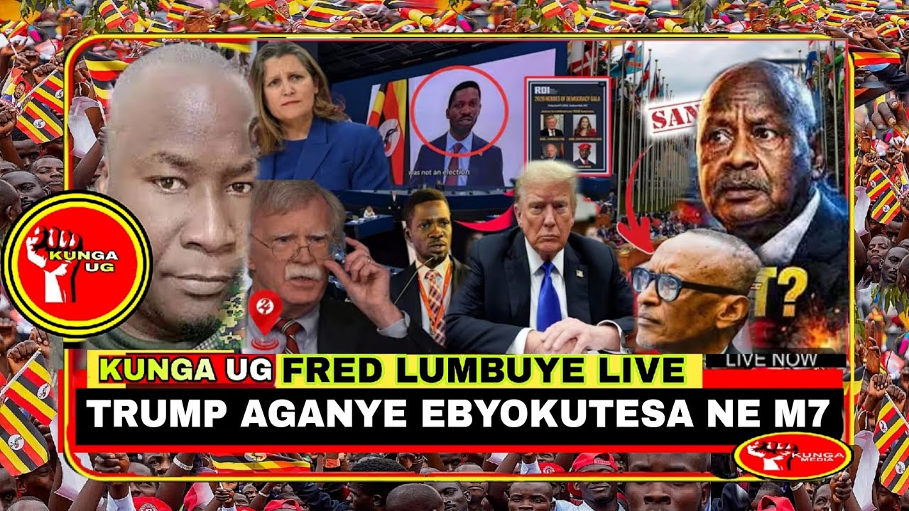 FRED LUMBUYE LIVE: DONALD TRUMP AGANYE EBYOKUTESA NE MUSEVENI SAGALA'NGUZI KAWEDEMU, ChemicalAliLive