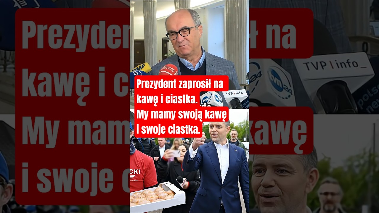 PREZYDENT ZAPROSIŁ NAS NA KAWĘ I CIASTKA. MY MAMY SWOJĄ KAWĘ I CIASTKA #lewica #polityka #sejm