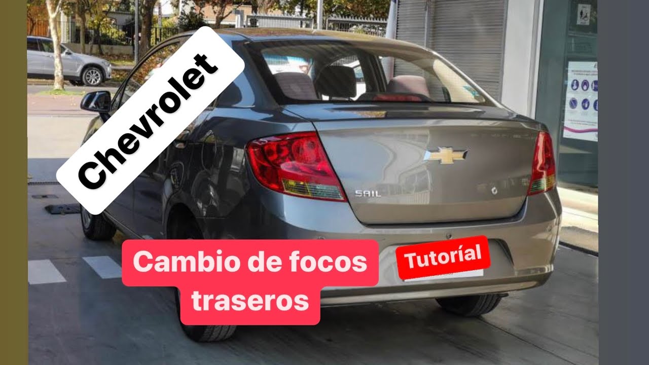 Chevrolet Sail Cambiar focos traseros stop FACIL Y RAPIDO!!! APLICA mas modelos chevrolet y aveo