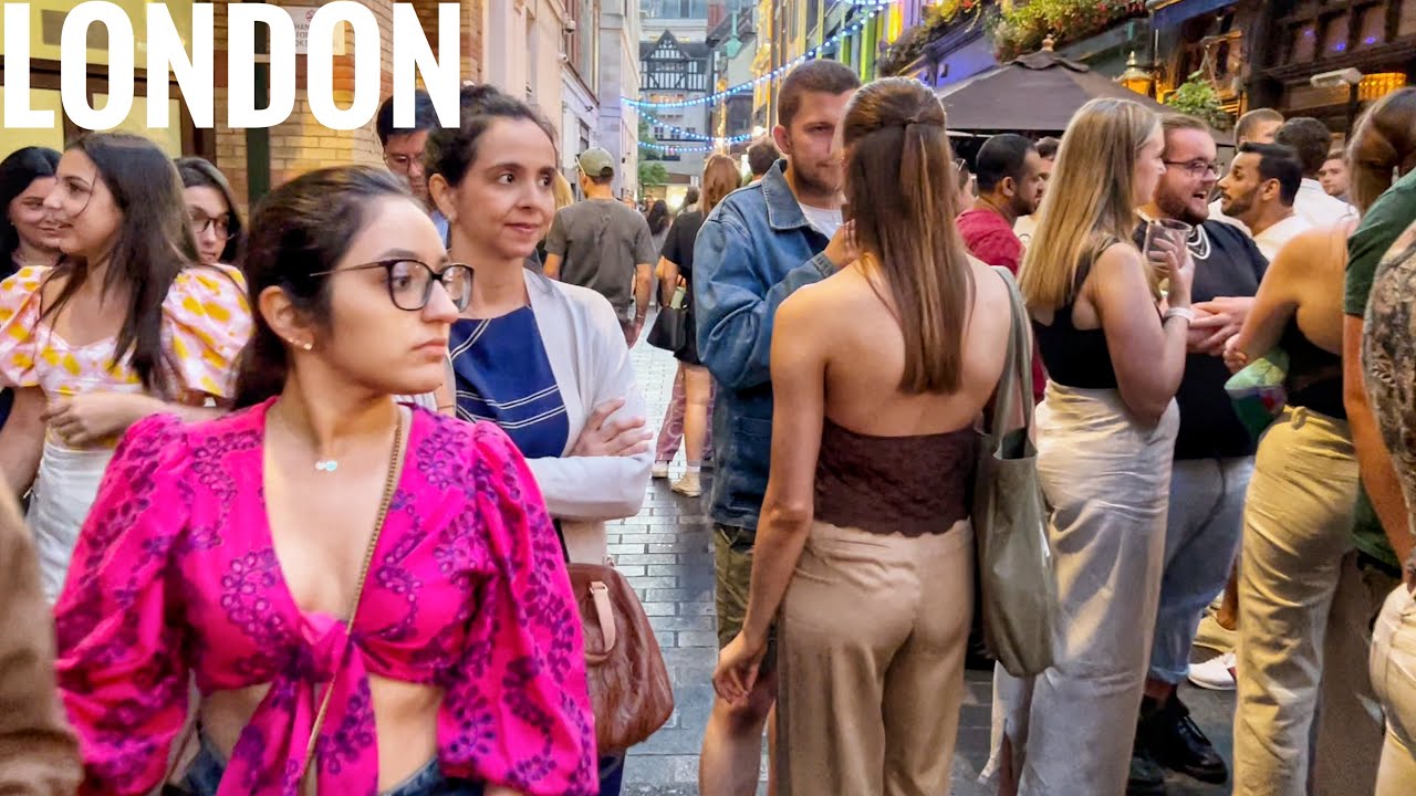 London Summer Streets Walk, It’s Heatwave, Hot and Bustling Weekend in Central London streets…!