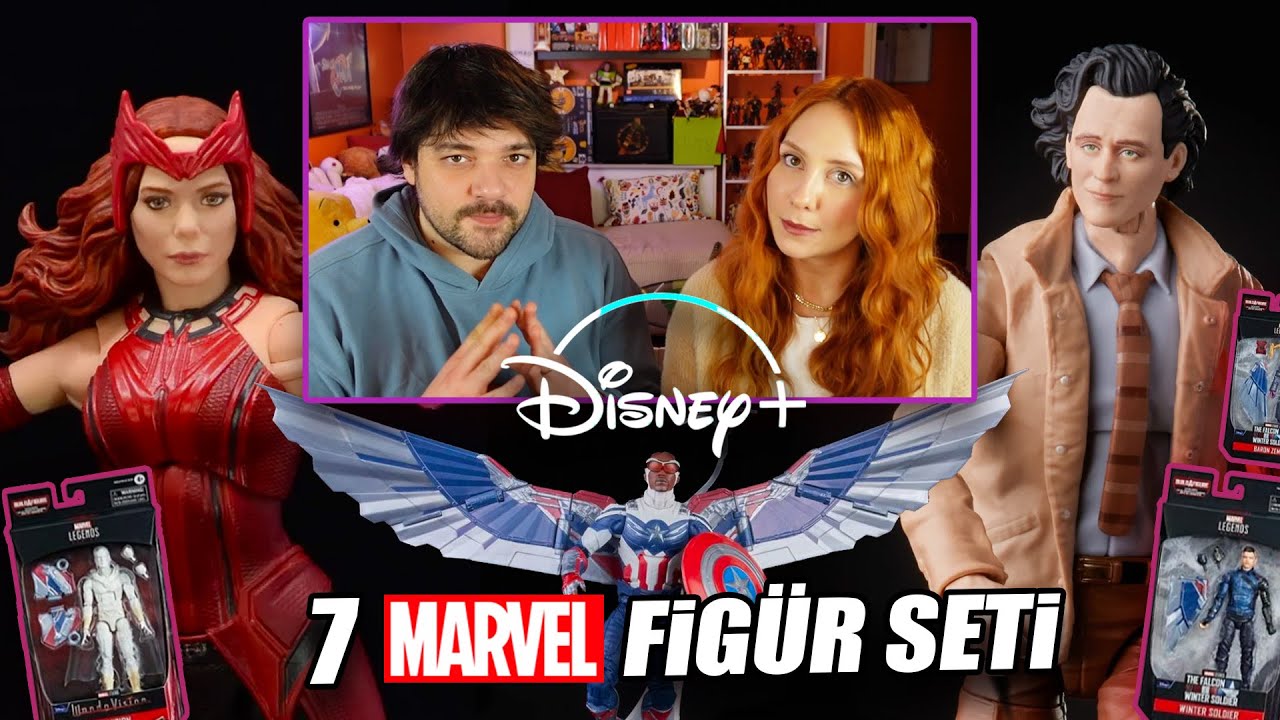 DİSNEY+ FİGÜR SETİ AÇILIMI: Scarlet Witch, LOKI WandaVision Marvel Legends