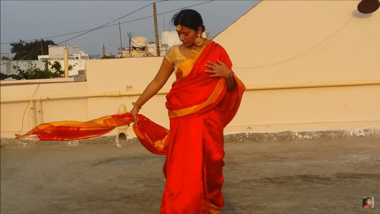 How to tie SIVAGAMI saree in Bāhubalí with Nauvari saree