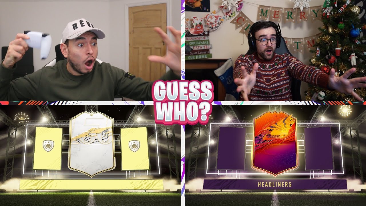 WE OPENED OUR BASE OR MID ICON PACK!!! EPIC 5 ROUND GUESS WHO FIFA vs AJ3!!!