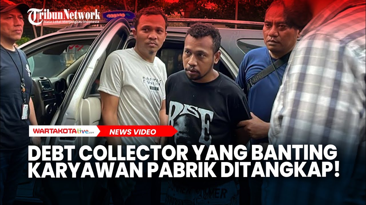 Momen Debt Collector yang Banting Karyawan Pabrik di Cengkareng, Ditangkap Polisi