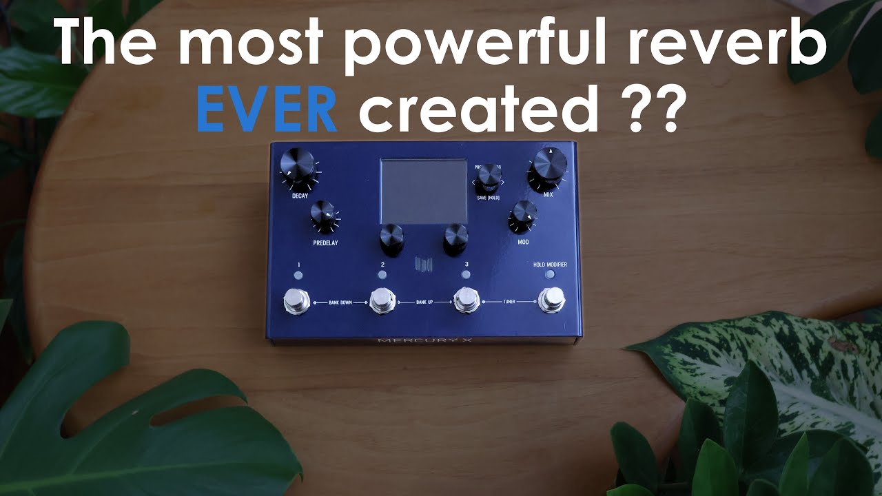 Mercury X, by Meris. The Most Powerful Reverb Pedal Ever Built.