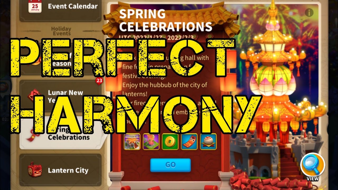 City Theme : Perfect Harmony // Rise Of Kingdoms