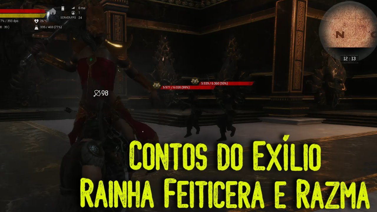 Conan Exiles Lore - Terras do Ex&iacute;lio - Contos - Rainha Feiticeira e Razma de Shem