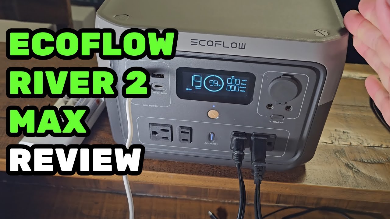 Обзор и демонстрация электростанции EcoFlow River 2 Max