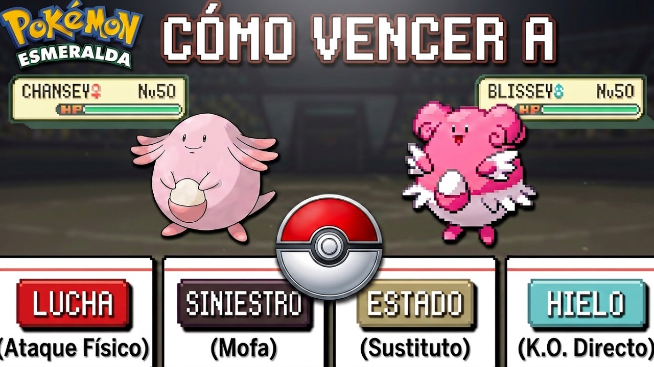 Cómo vencer a Chansey y Blissey al tiempo en cualquier juego Pokémon? Te enseño 4 formas 