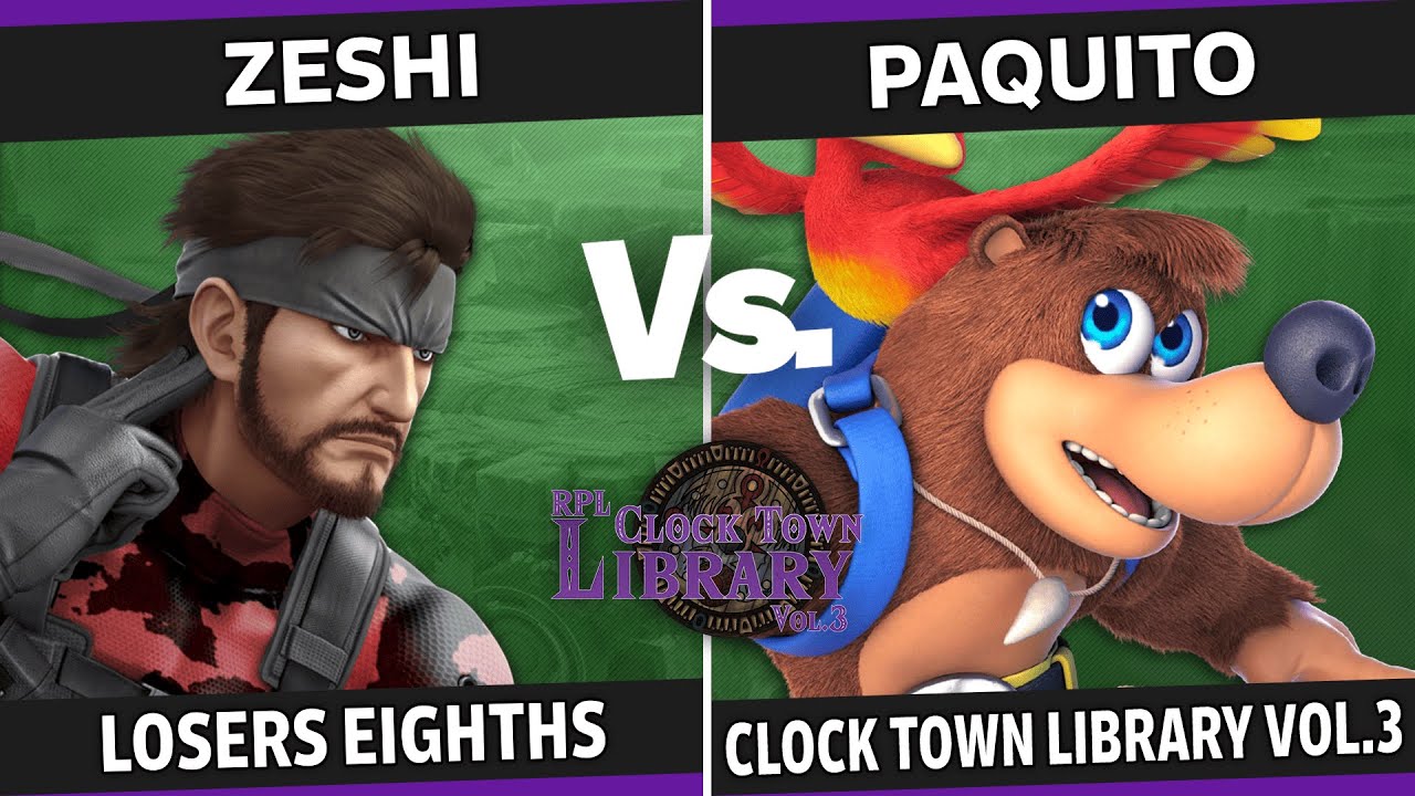 [CTL3] ZeShi (Snake) vs. Paquito (Banjo and Kazooie) - SSBU Singles