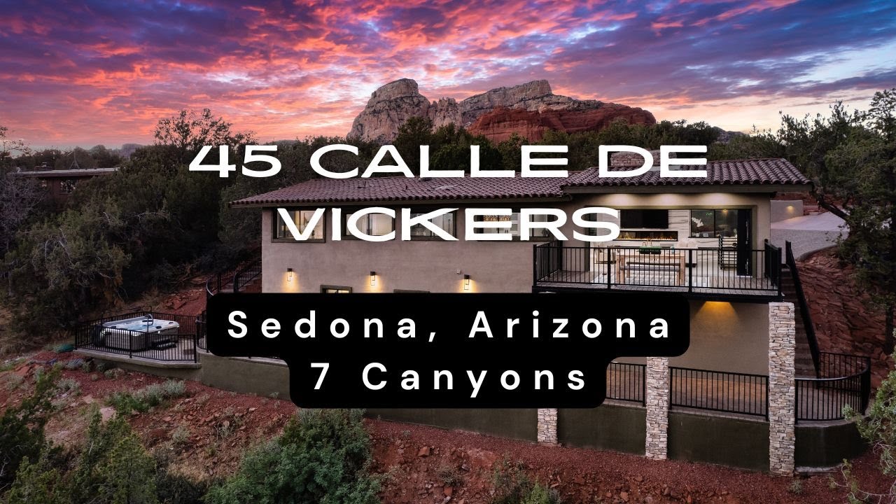 Inside Sedona’s $2.4M Luxury Home with Stunning Views!