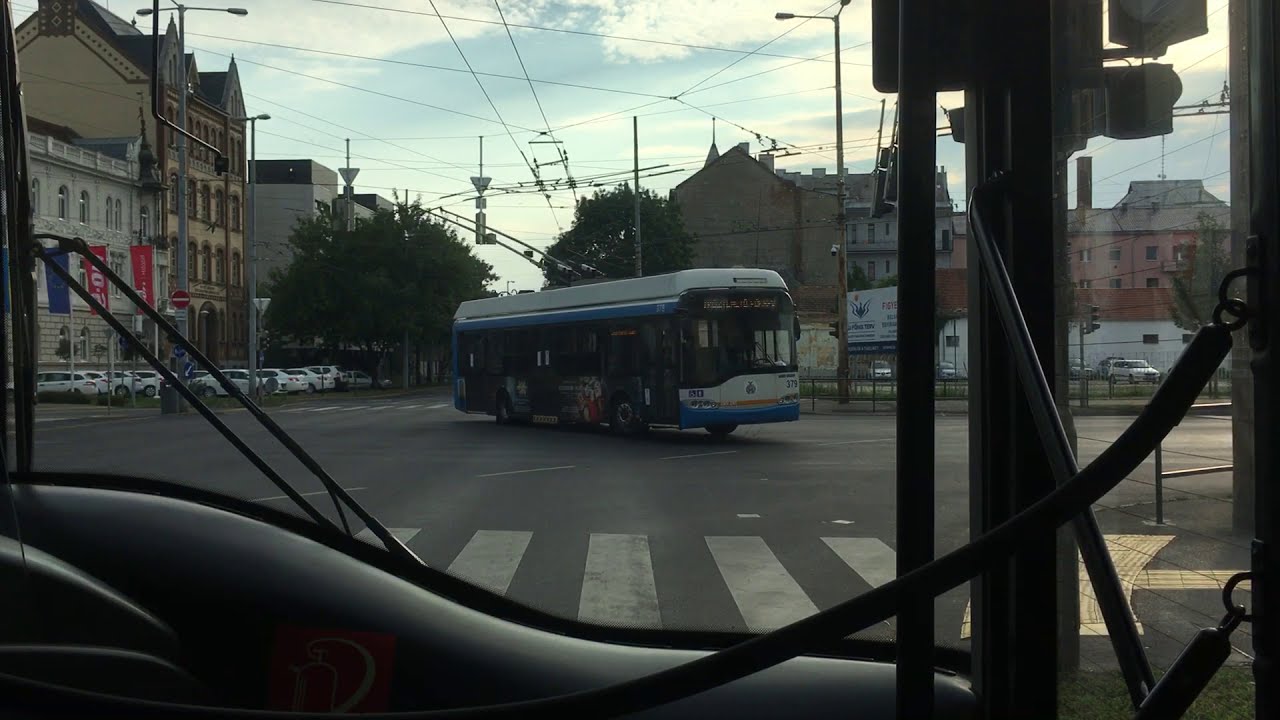 Debrecen,DKV 2018 4-es Trolibusz (1080p)