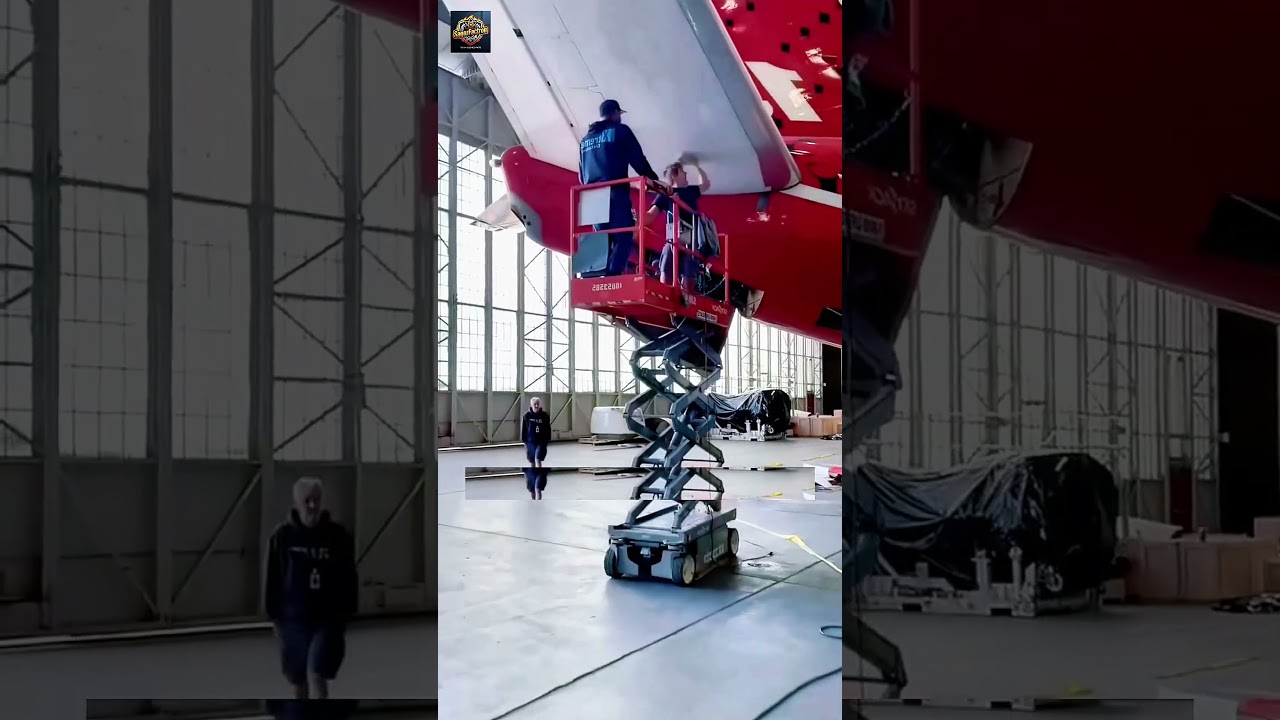 Why Does Washing ONE Airplane Take So Many People & Tons of Water? ✈️😱 #shorts