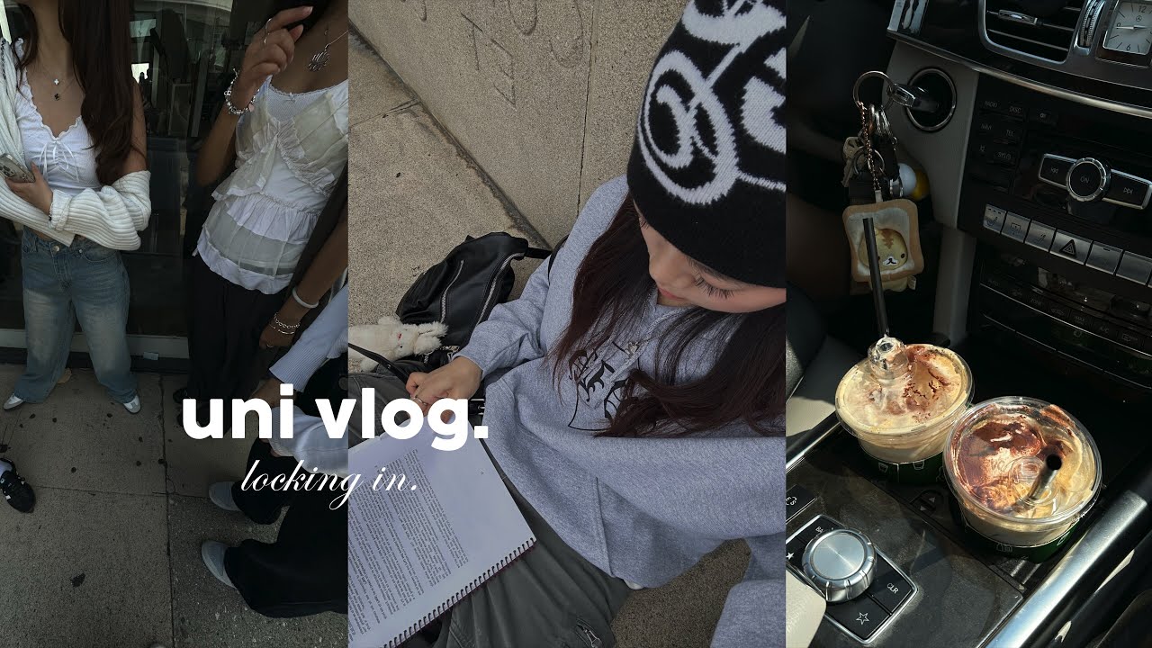 introvert diaries 🧳 | 9am classes, study w/me, community goods, what i wear, interviews, etc.