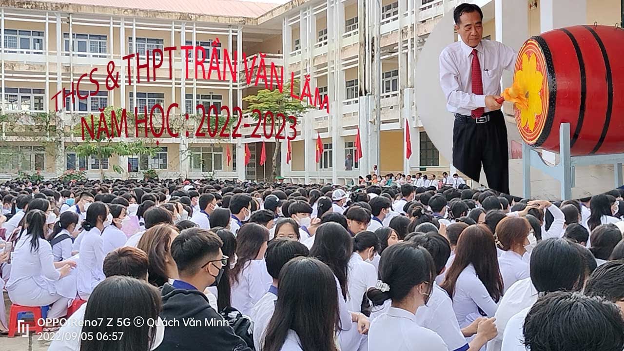 Khai giảng năm học mới,Trường THCS-THPT TRẦN VĂN LẮM (COVER)|SONGANH