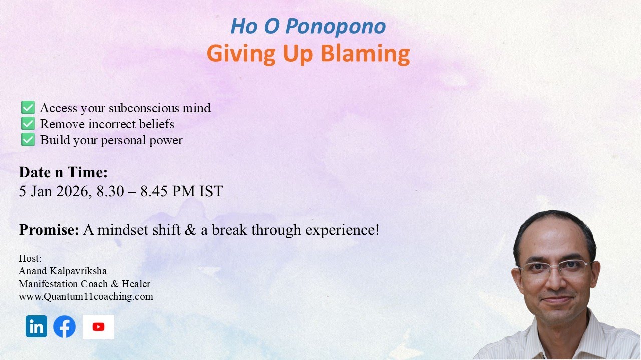 🌟 Ho O Ponopono - Giving Up Blaming
