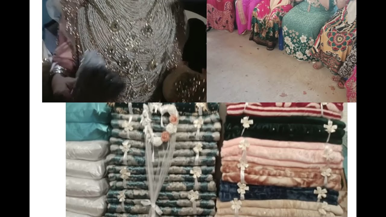 خدمت حنة بنت و وريتلكم الصف لي داروه و الفراش كلش بالتفصيل ماشاء الله و الحمد لله فرحتهم