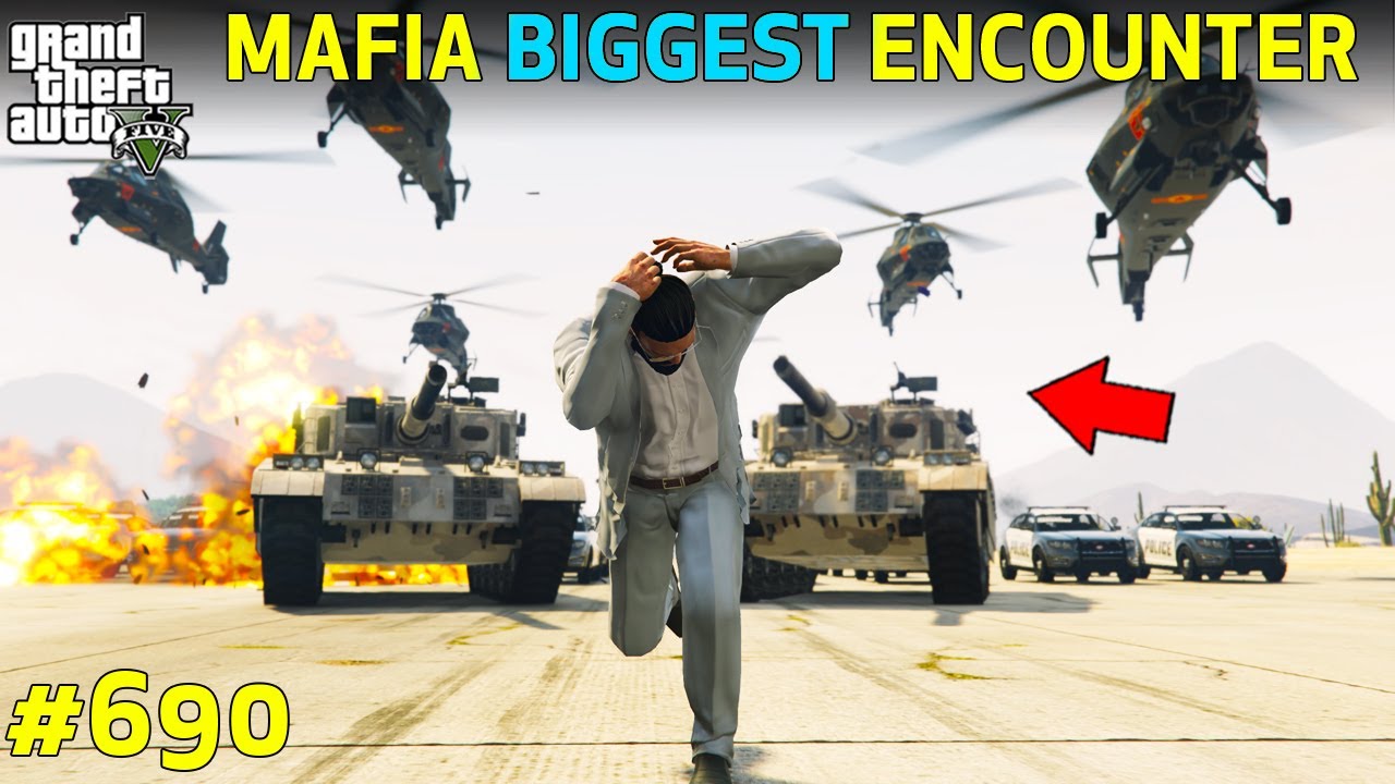 GTA 5 : LOS SANTOS ARMY BIGGEST MAFIA ENCOUNTER | GTA 5 GAMEPLAY #690