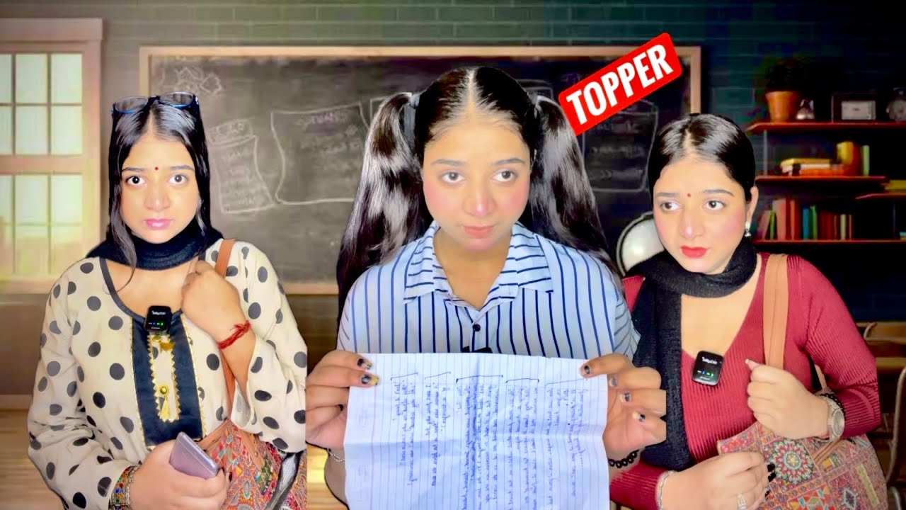 Teacher exchanged TOPPER answer sheet with her OWN child😓|| PART 1 to PART 8 #schooldays #schoollife