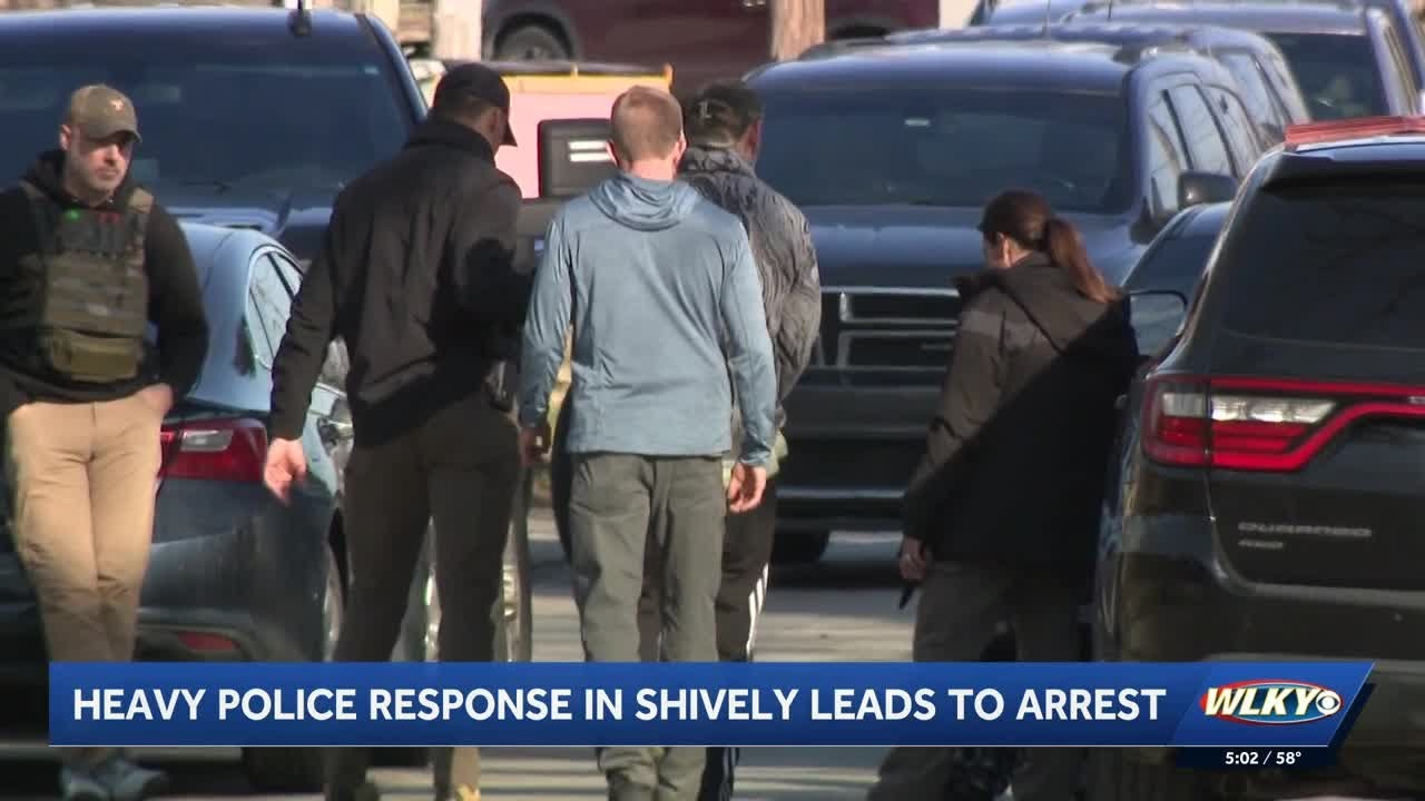 Heavy police presence in Shively leads to arrest